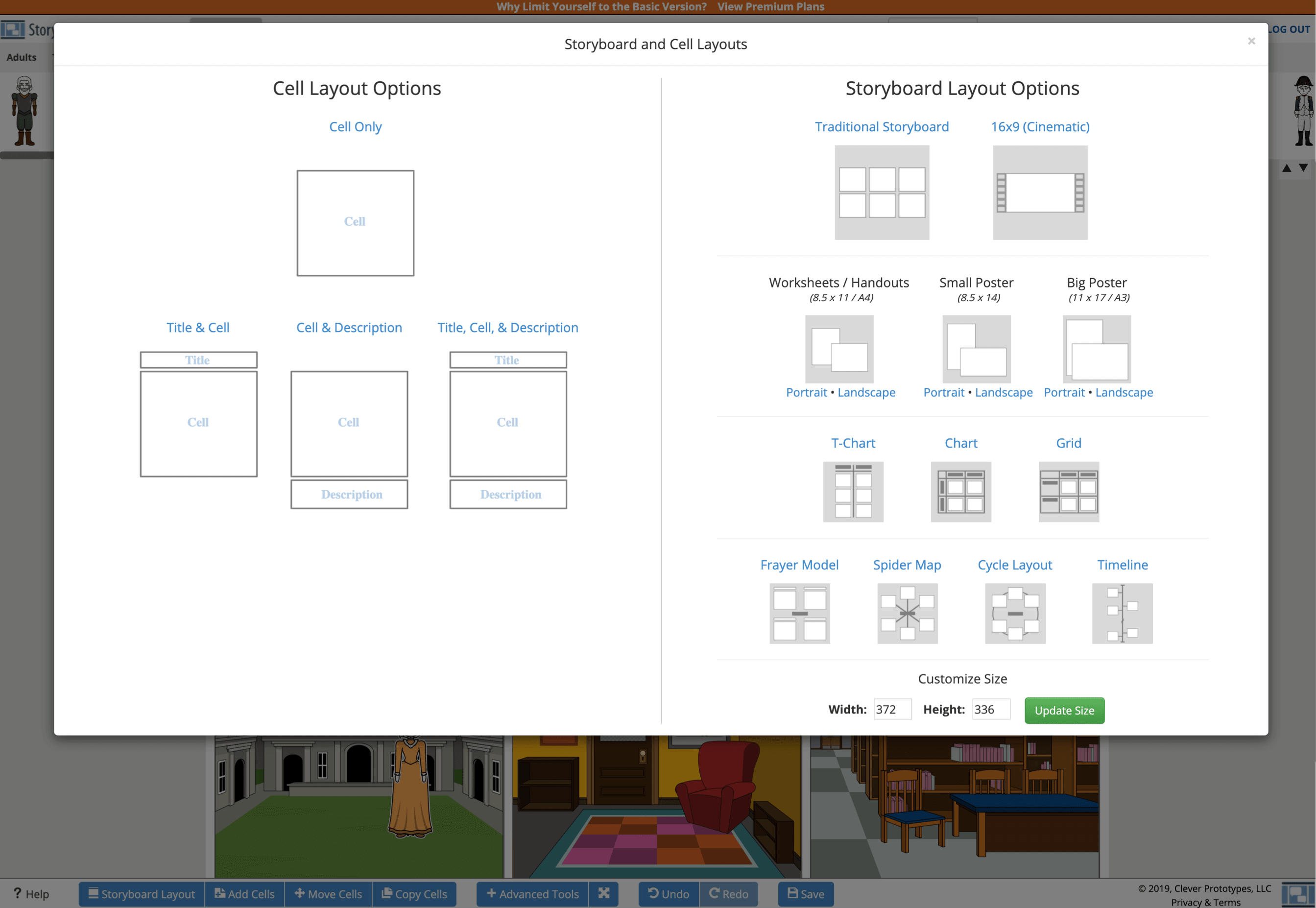 Storyboard That versus StudioBinder - Adjust Layout - Free Storyboard Software Storyboard That versus StudioBinder - Adjust Layout - Free Storyboard Software
